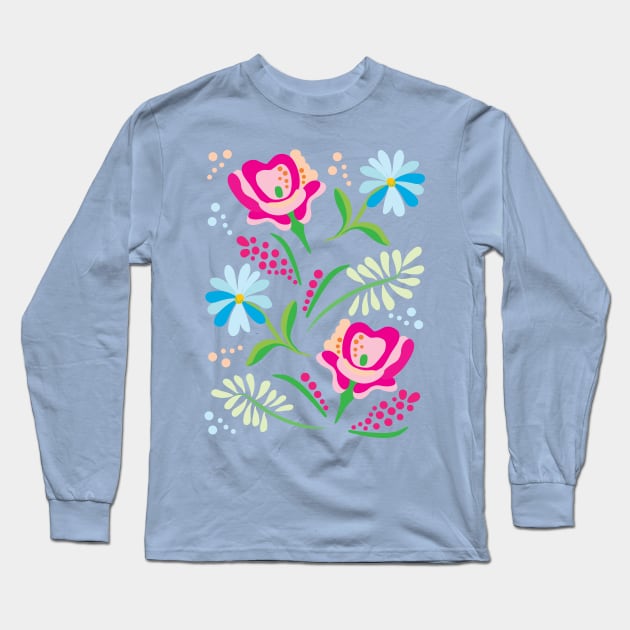 Flower Garden Long Sleeve T-Shirt by Spirit-Dragon